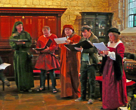 Singers at Bedern Hall