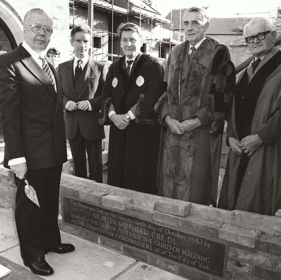 Sir Peter Shepherd Bedern Hall Annexe 1983
